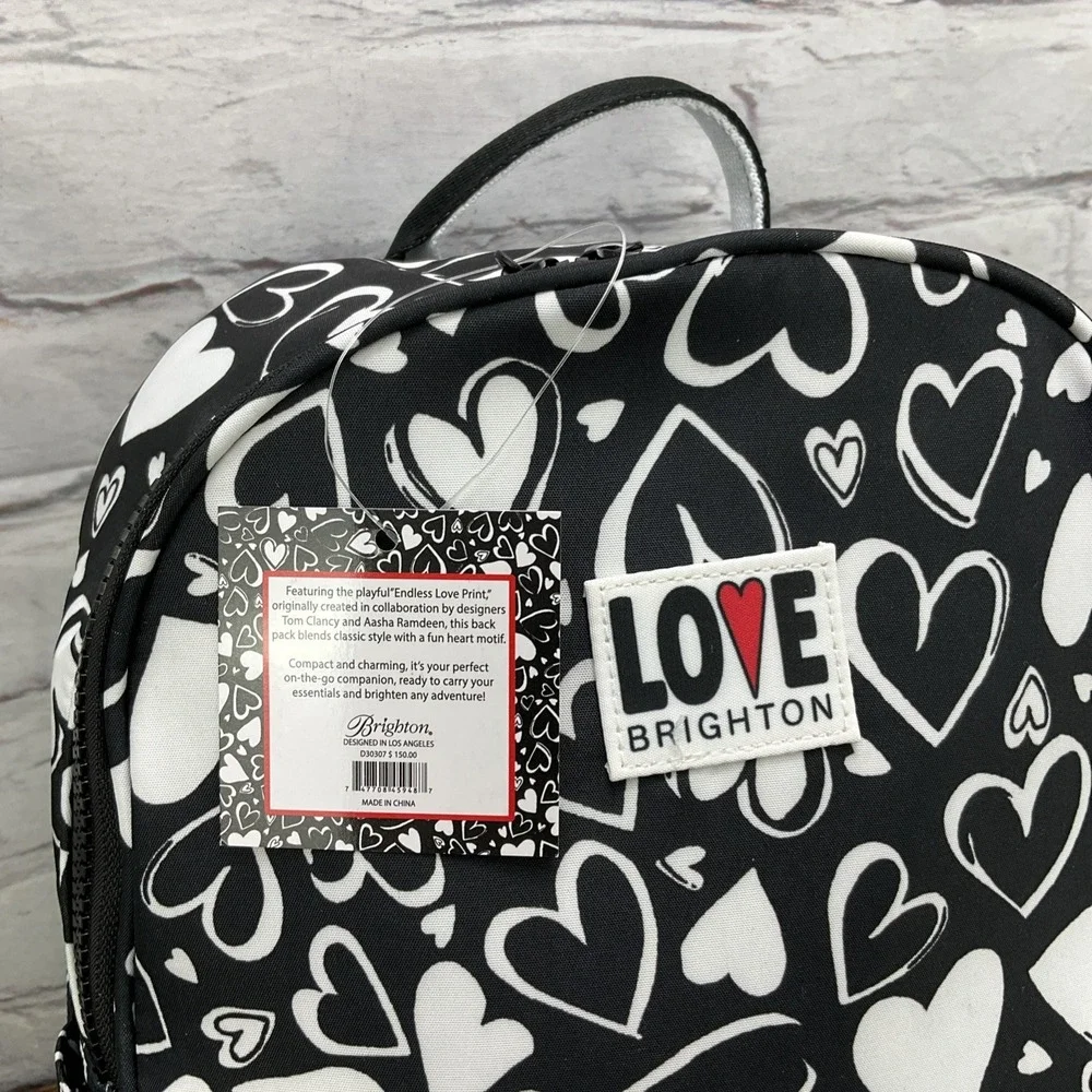 Brighton Limited Edition Hearts A Flutter Endless Love Backpack Retail:$150 NWT